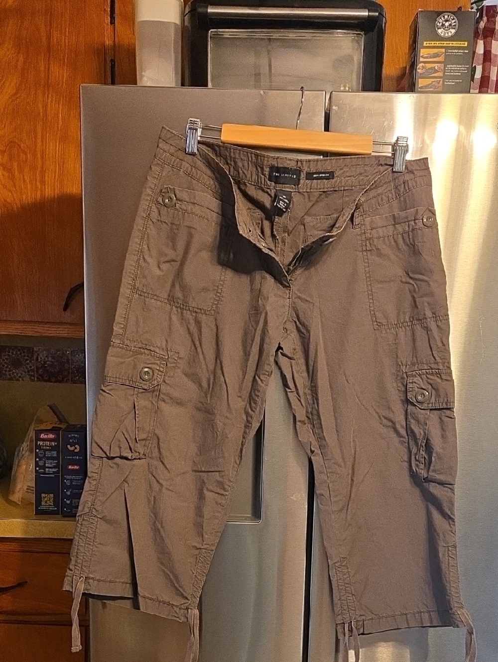 The Limited Olive Green Cargo Capris